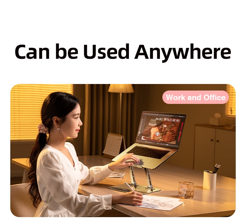 chube Giá Đỡ Laptop Rtako L49 CAT'S PAW (Chịu Lực 50kg, 12-18inch)