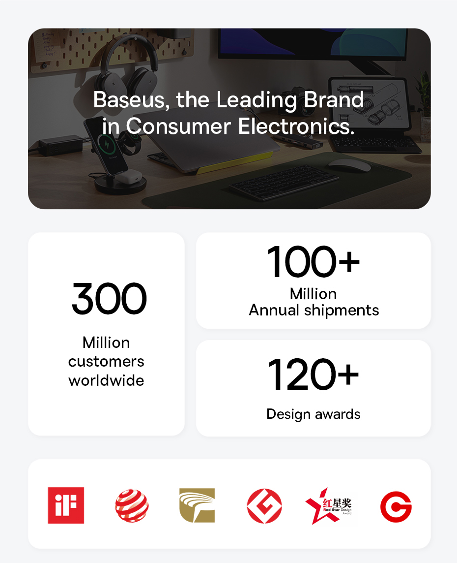 chube Cáp Sạc Nhanh USB to Type-C Baseus Discolor Series 100W