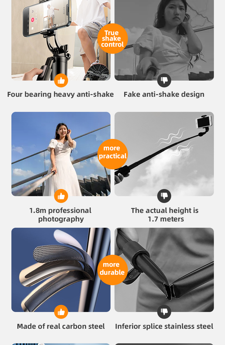 chube Gậy chụp ảnh tích hợp Tripod Rtako Q052 1.8m