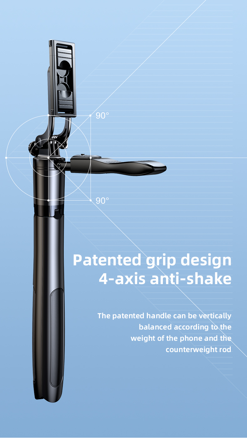 chube Gậy chụp ảnh tích hợp Tripod Rtako Q052 1.8m