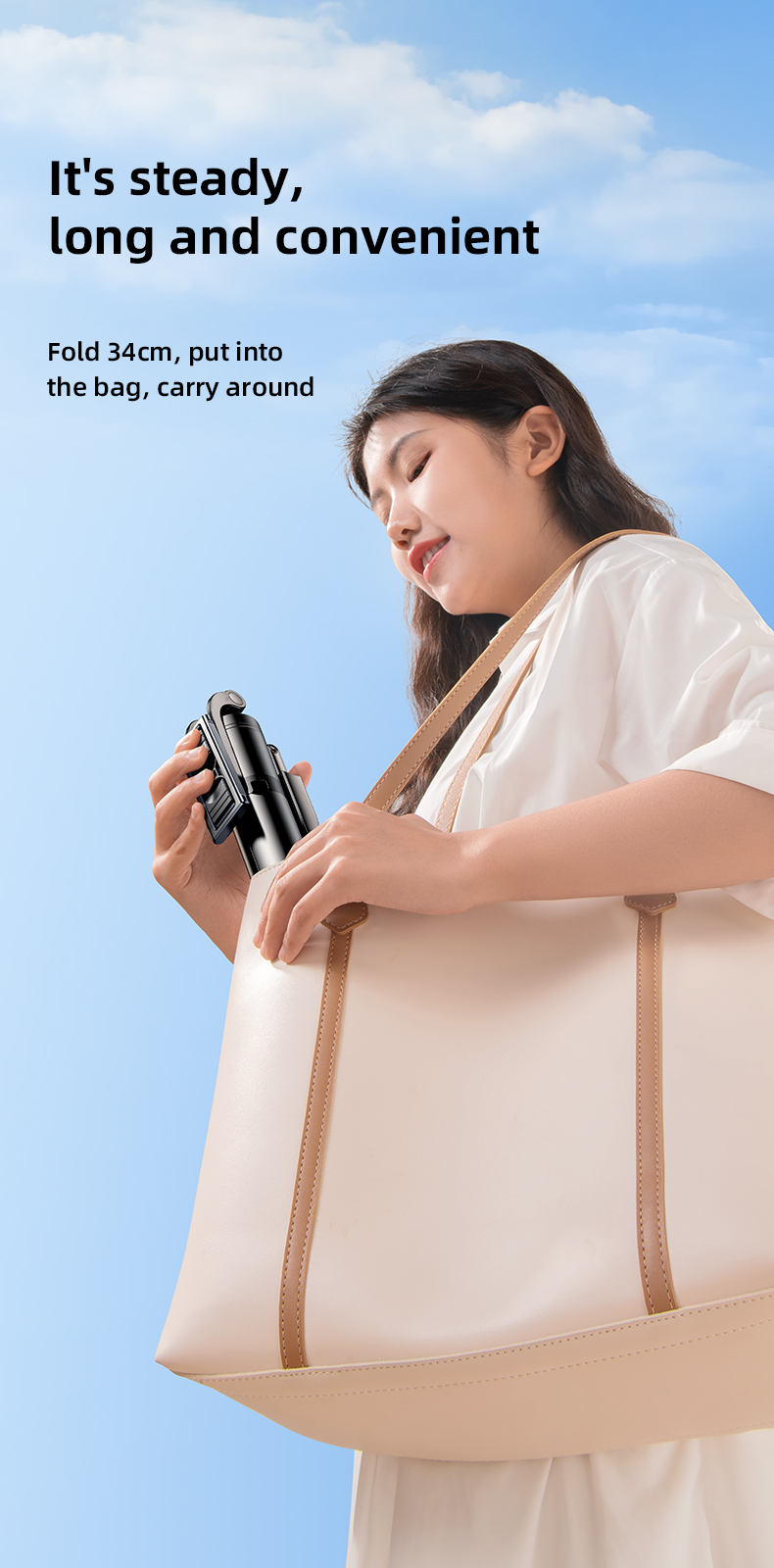 chube Gậy chụp ảnh tích hợp Tripod Rtako Q052 1.8m