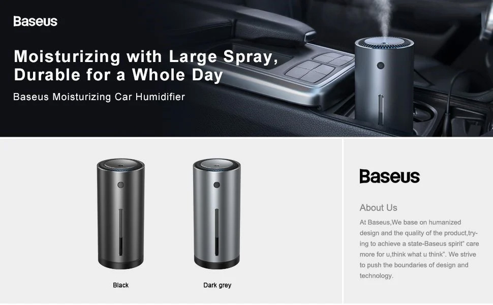 chube Máy phun sương tạo ẩm Baseus Moisturizing Car Humidifier