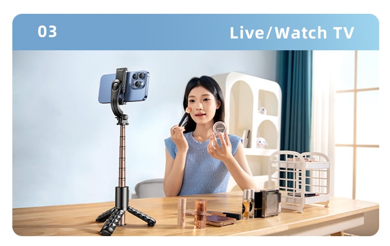 chube Gậy Chụp Ảnh Selfie Thế Hệ Mới Q10R MINI Clip