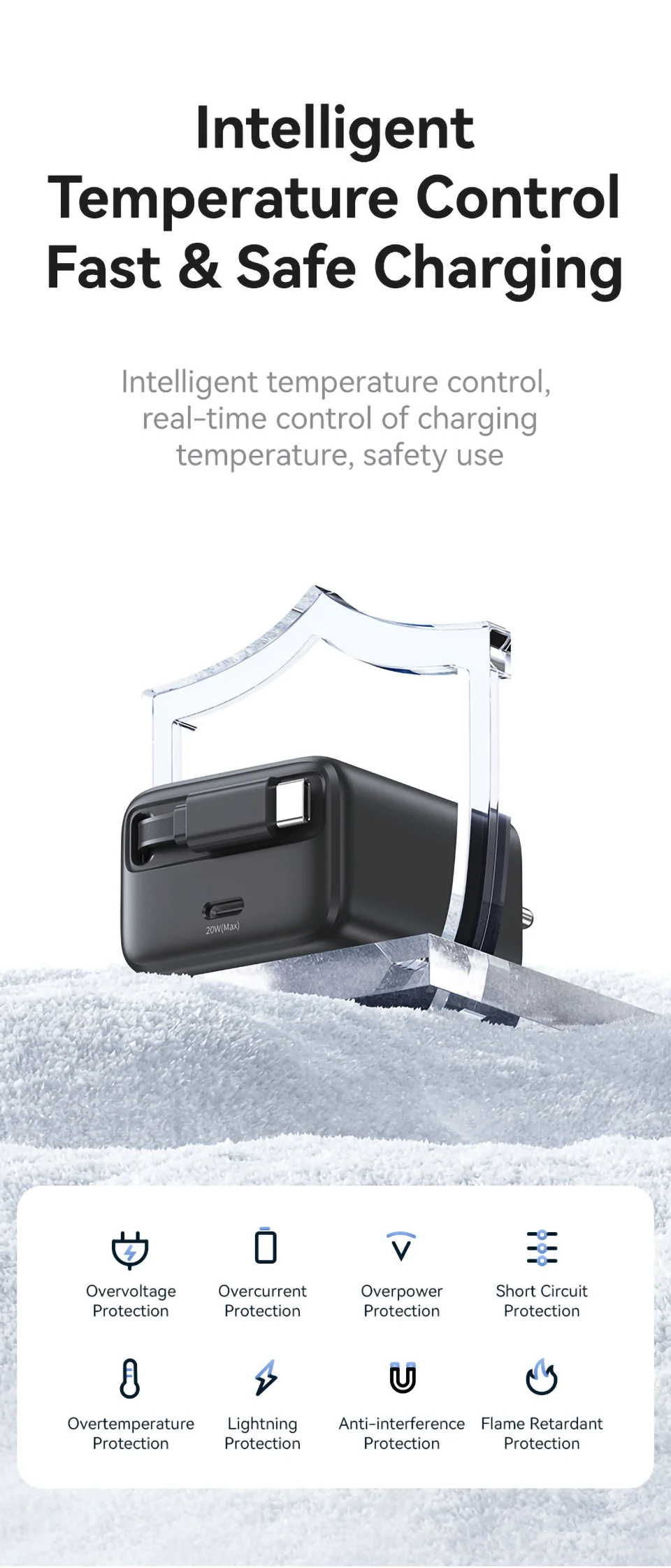 Màu sắc và thiết kế của sạc nhanh USAMS CC233 GaN