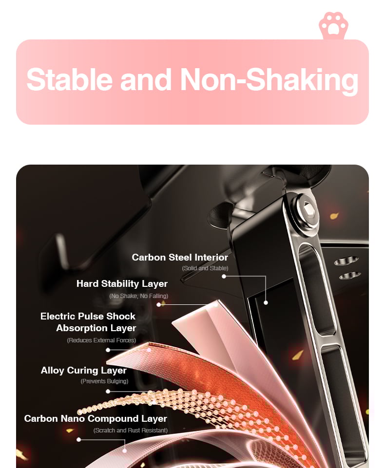 chube Giá Đỡ Laptop Rtako L49 CAT'S PAW (Chịu Lực 50kg, 12-18inch)