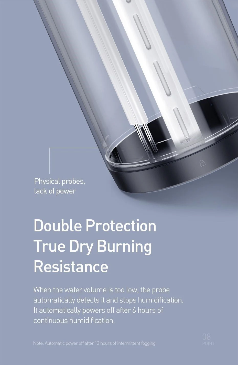 chube Máy phun sương tạo ẩm Baseus Moisturizing Car Humidifier