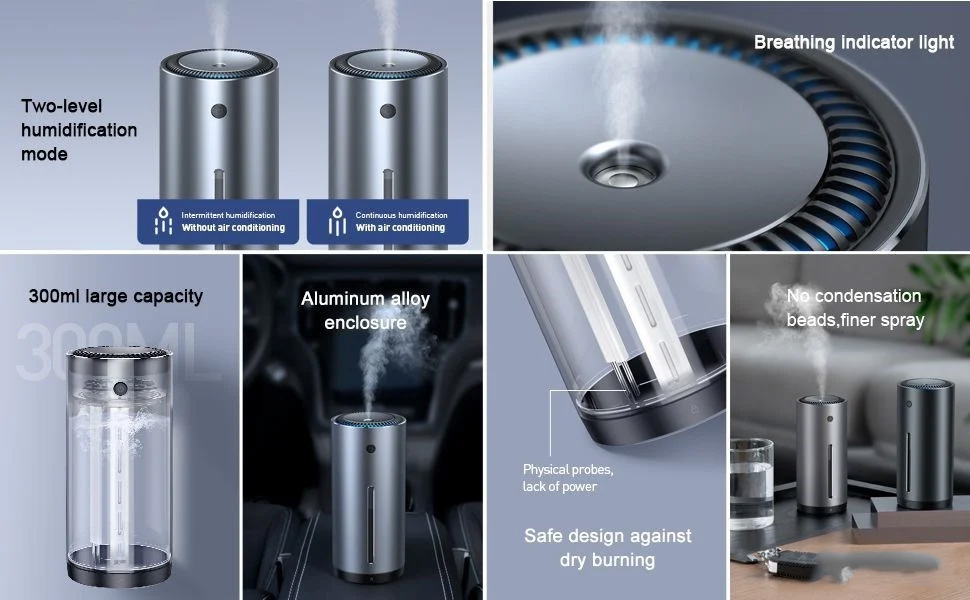 chube Máy phun sương tạo ẩm Baseus Moisturizing Car Humidifier