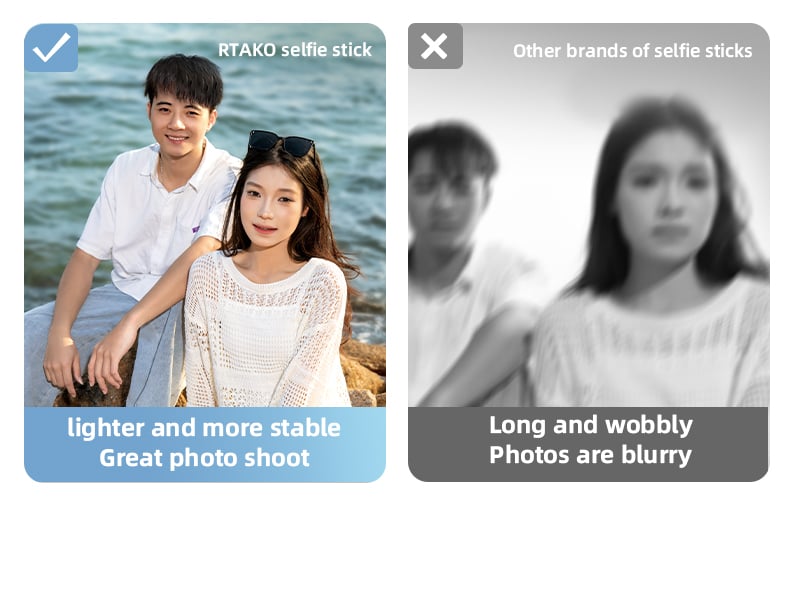 chube Gậy Chụp Ảnh Selfie Thế Hệ Mới Q10R MINI Clip