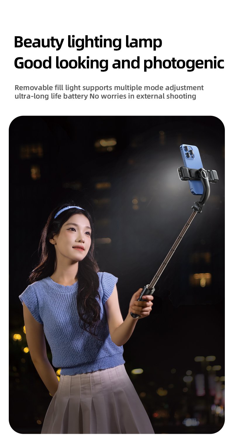 chube Gậy Chụp Ảnh Selfie Thế Hệ Mới Q10R MINI Clip
