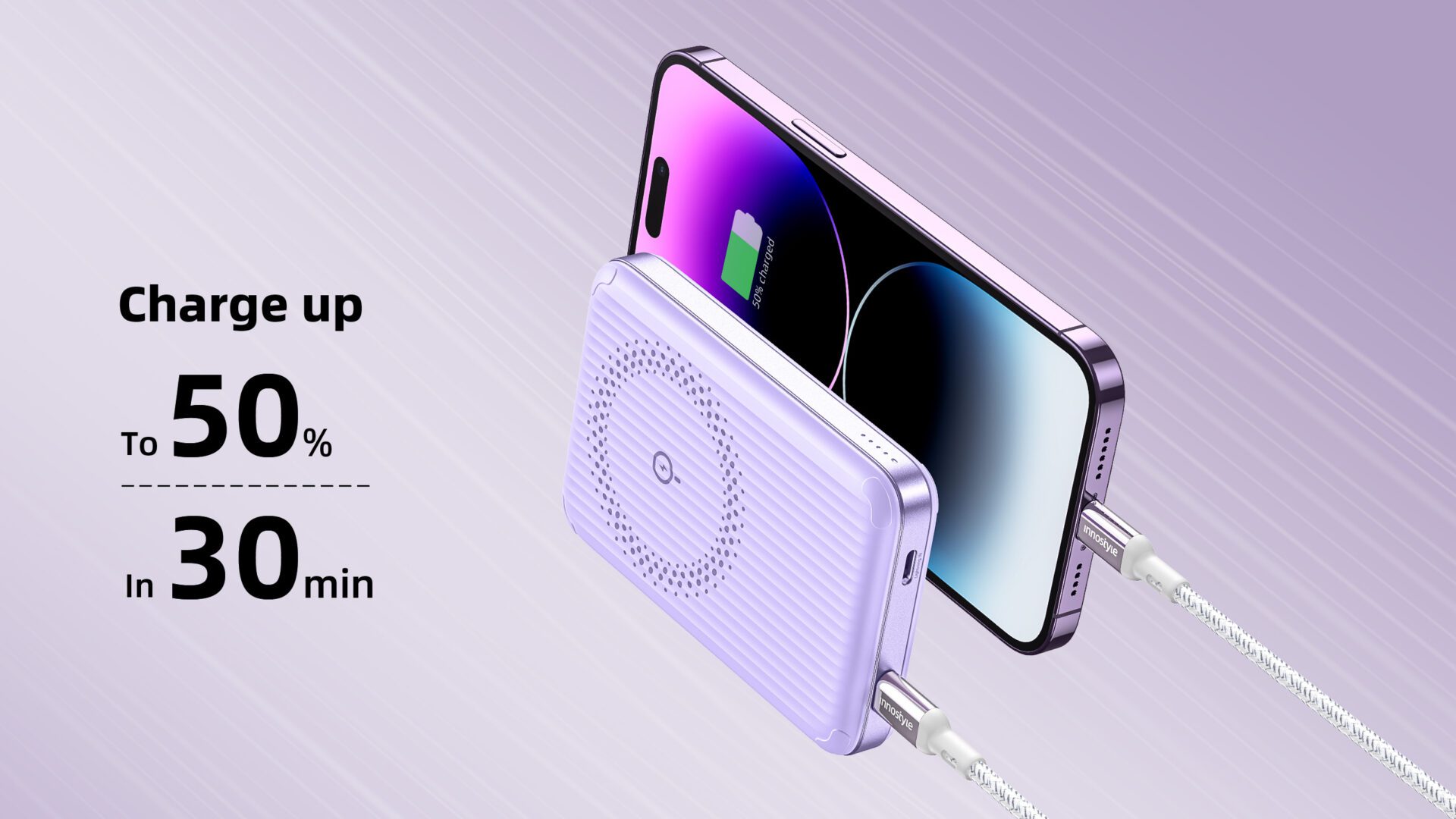 chube Sạc dự phòng Innostyle PowerMag Switch 2 in 1