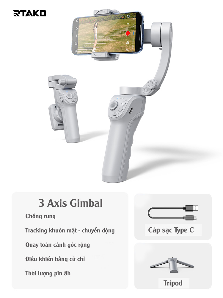 RTAKO M01 - So sánh kích thước với điện thoại