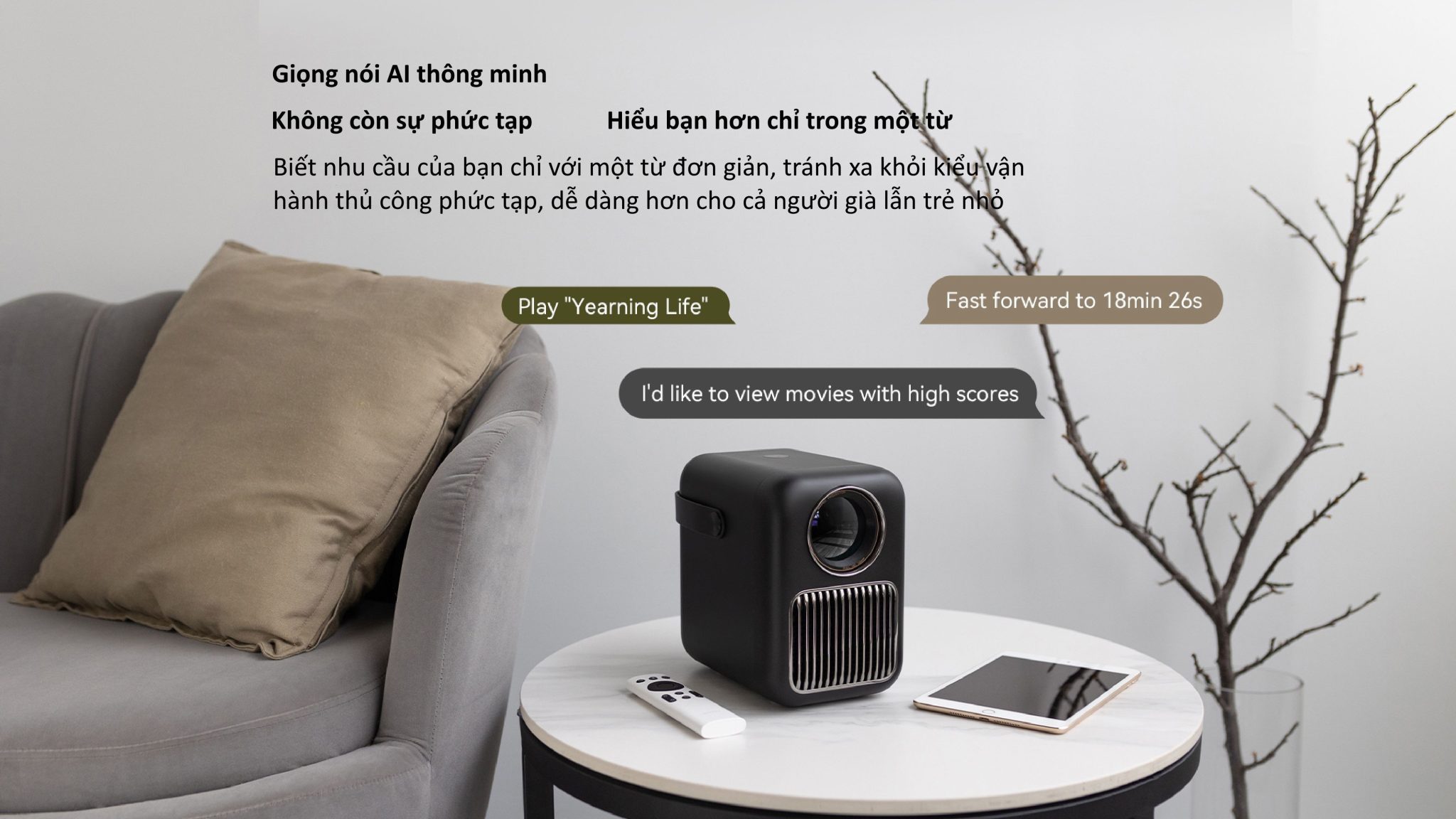 chube Máy chiếu WANBO T6R MAX