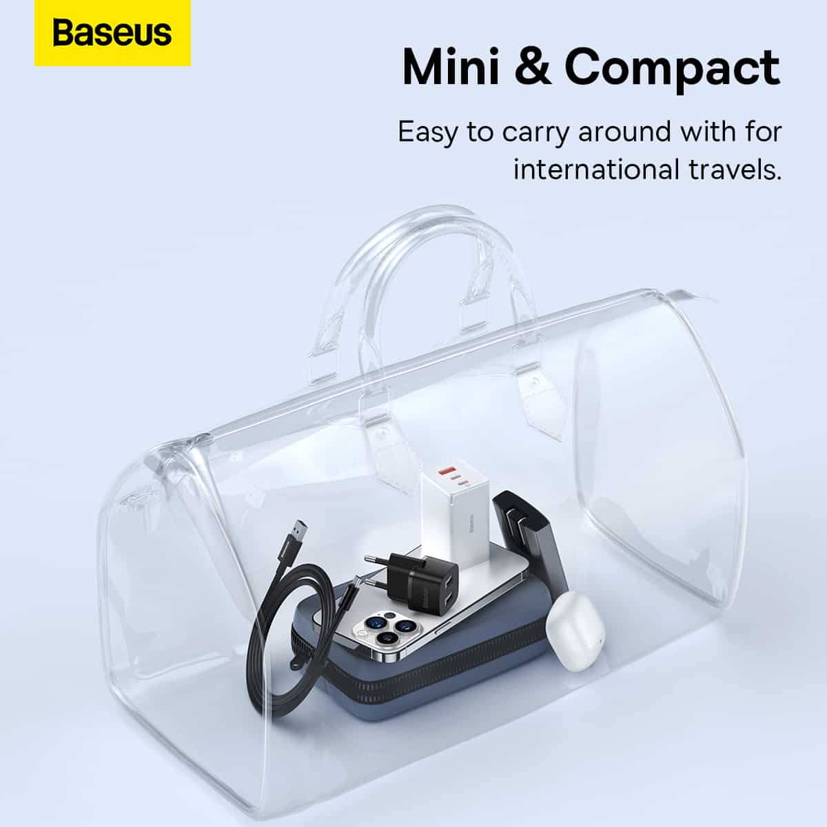 chube Phích cắm chuyển đổi Baseus Travel Plug dùng cho nhiều quốc gia