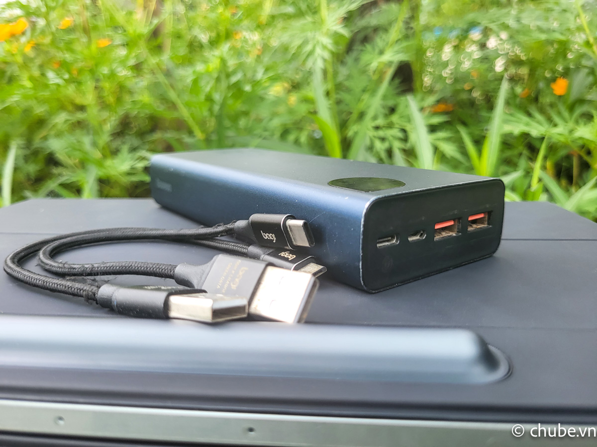 Thời gian sạc Baseus Adaman phụ thuộc vào công suất bộ sạc