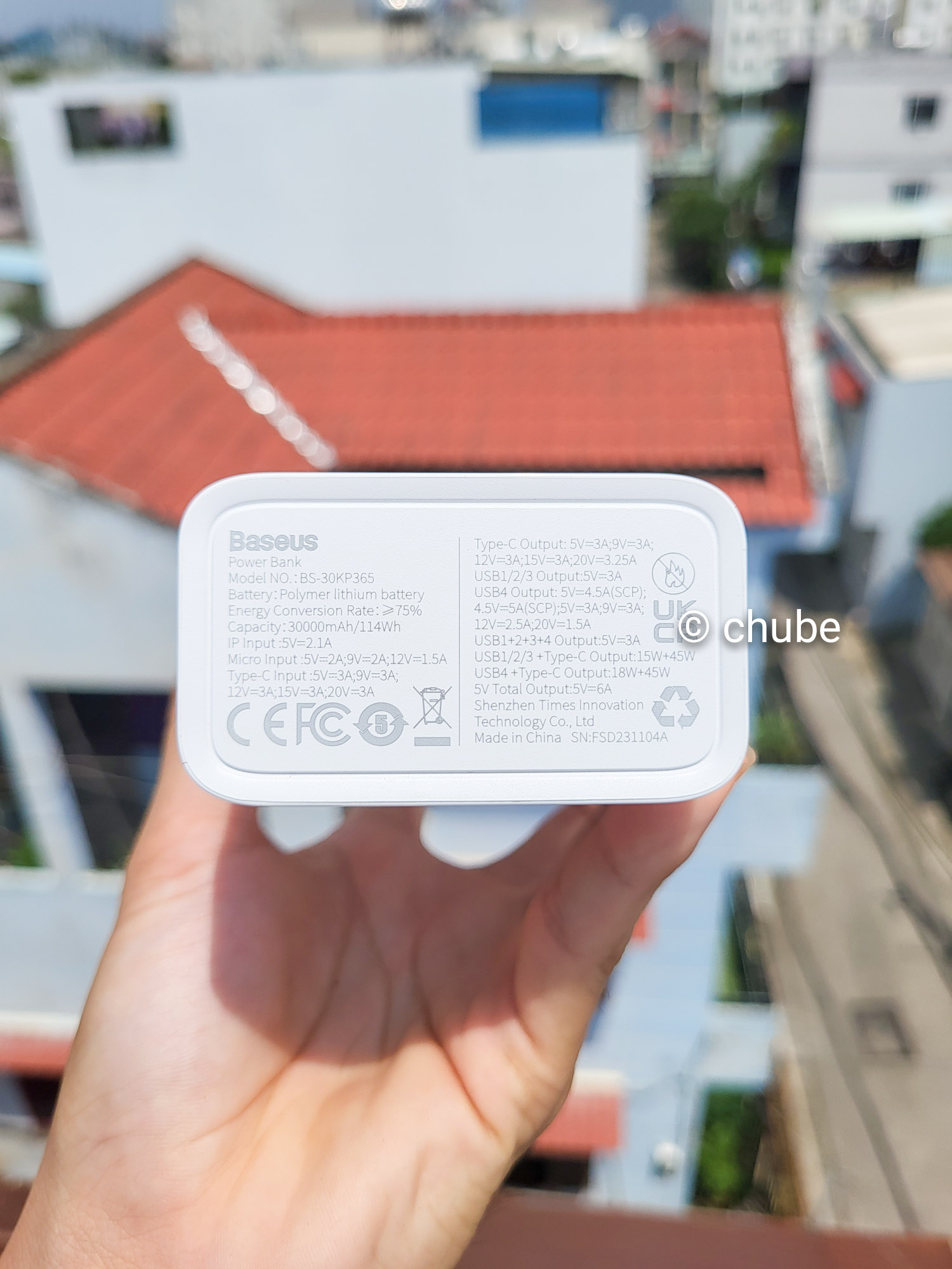 Hướng Dẫn Pin Sạc Dự Phòng 30000mah 65w Baseus PPLG-A01