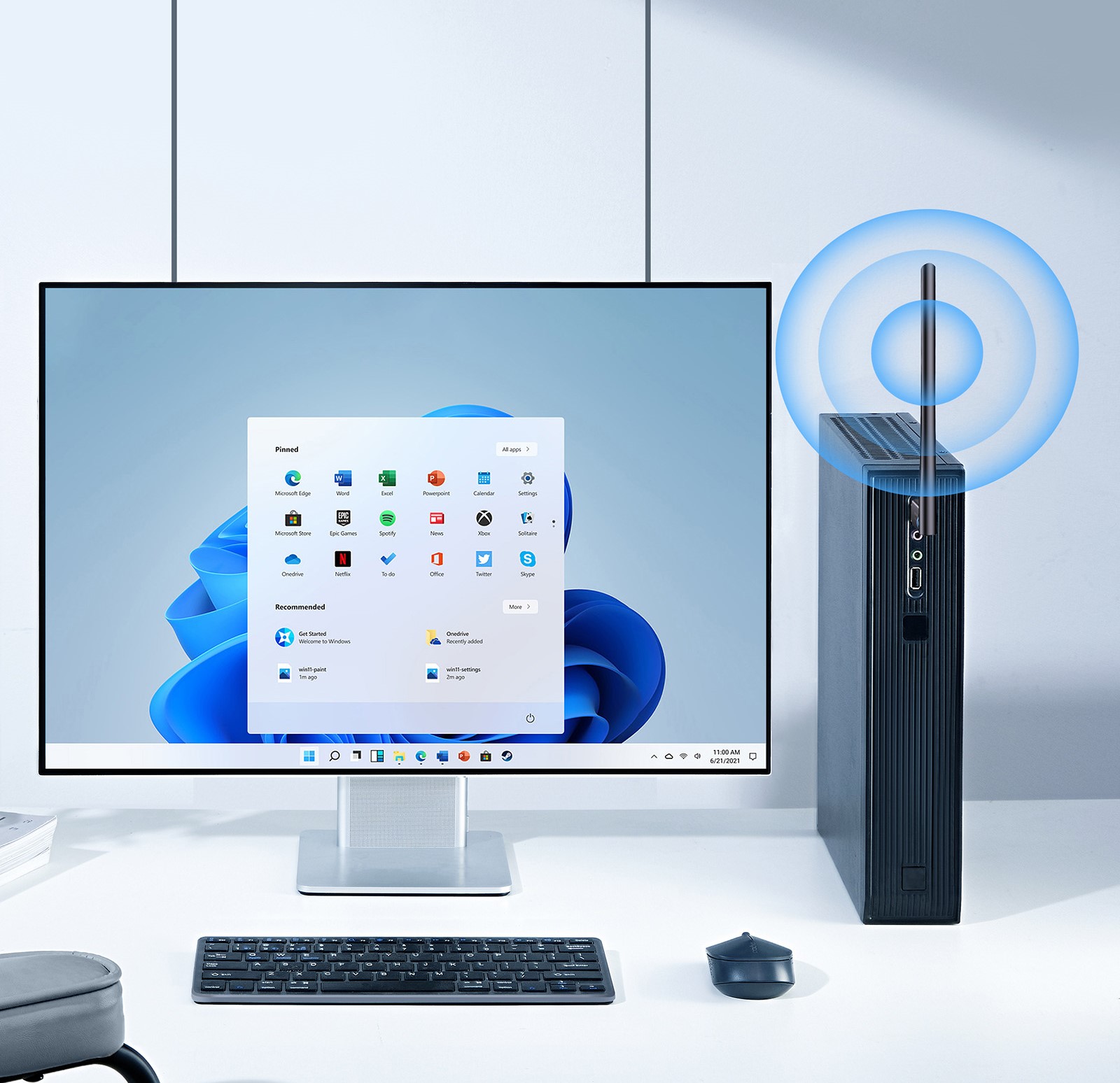 Hướng dẫn cắm USB WiFi Baseus vào cổng USB của laptop