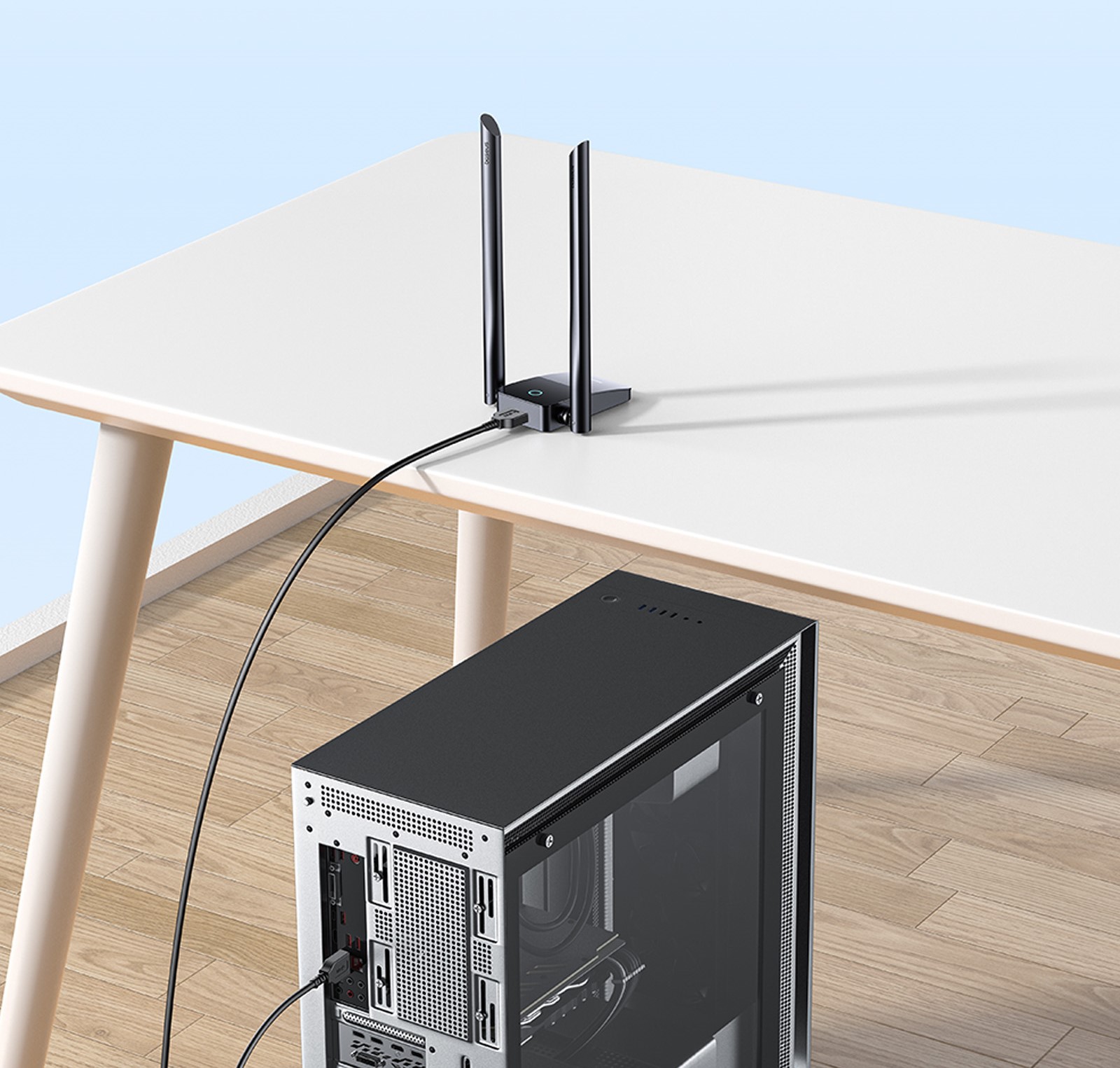 Kết nối mạng WiFi sau khi cài đặt thành công USB WiFi cho laptop