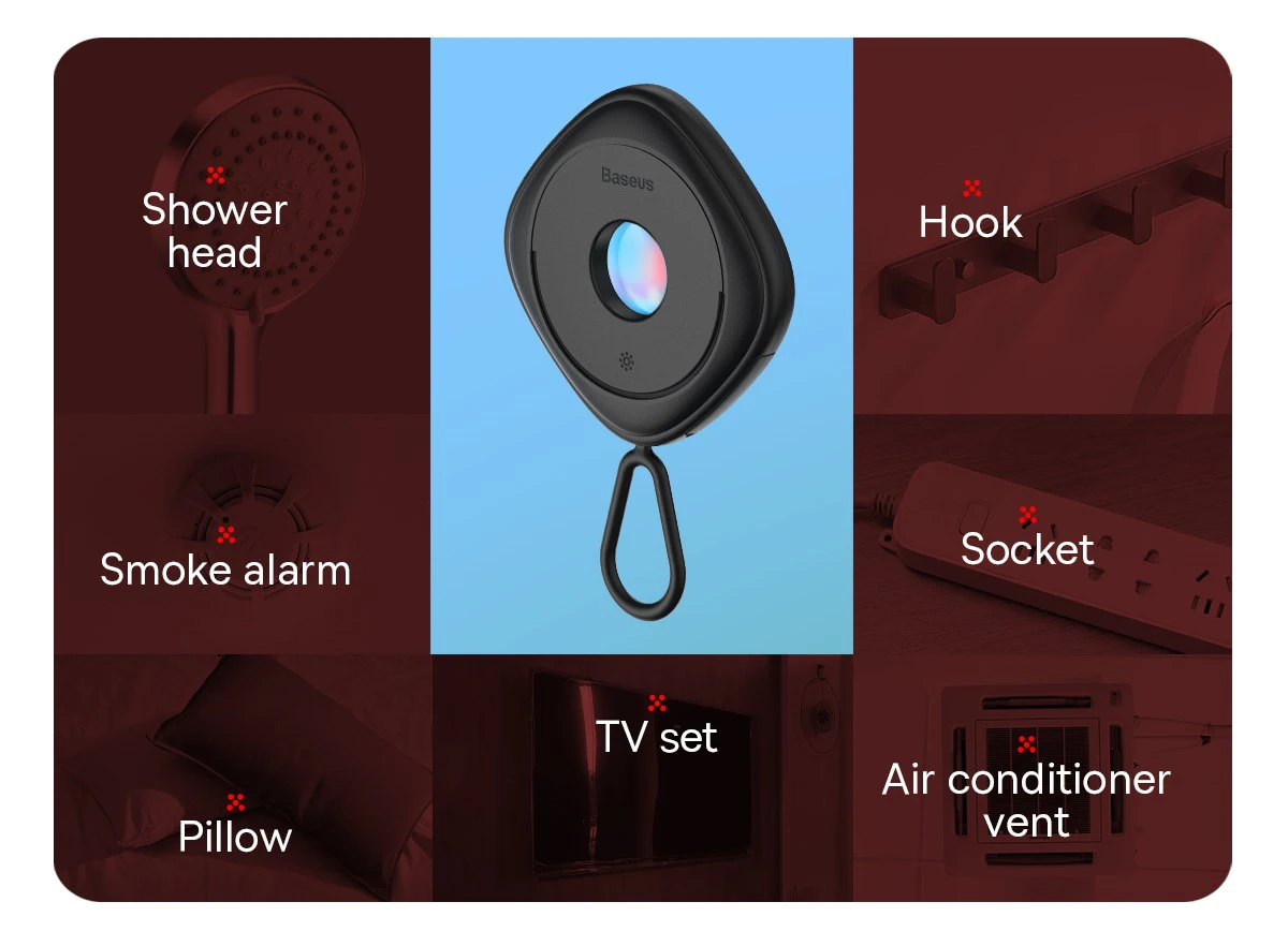 Máy dò camera Baseus Heyo cảm biến hồng ngoại