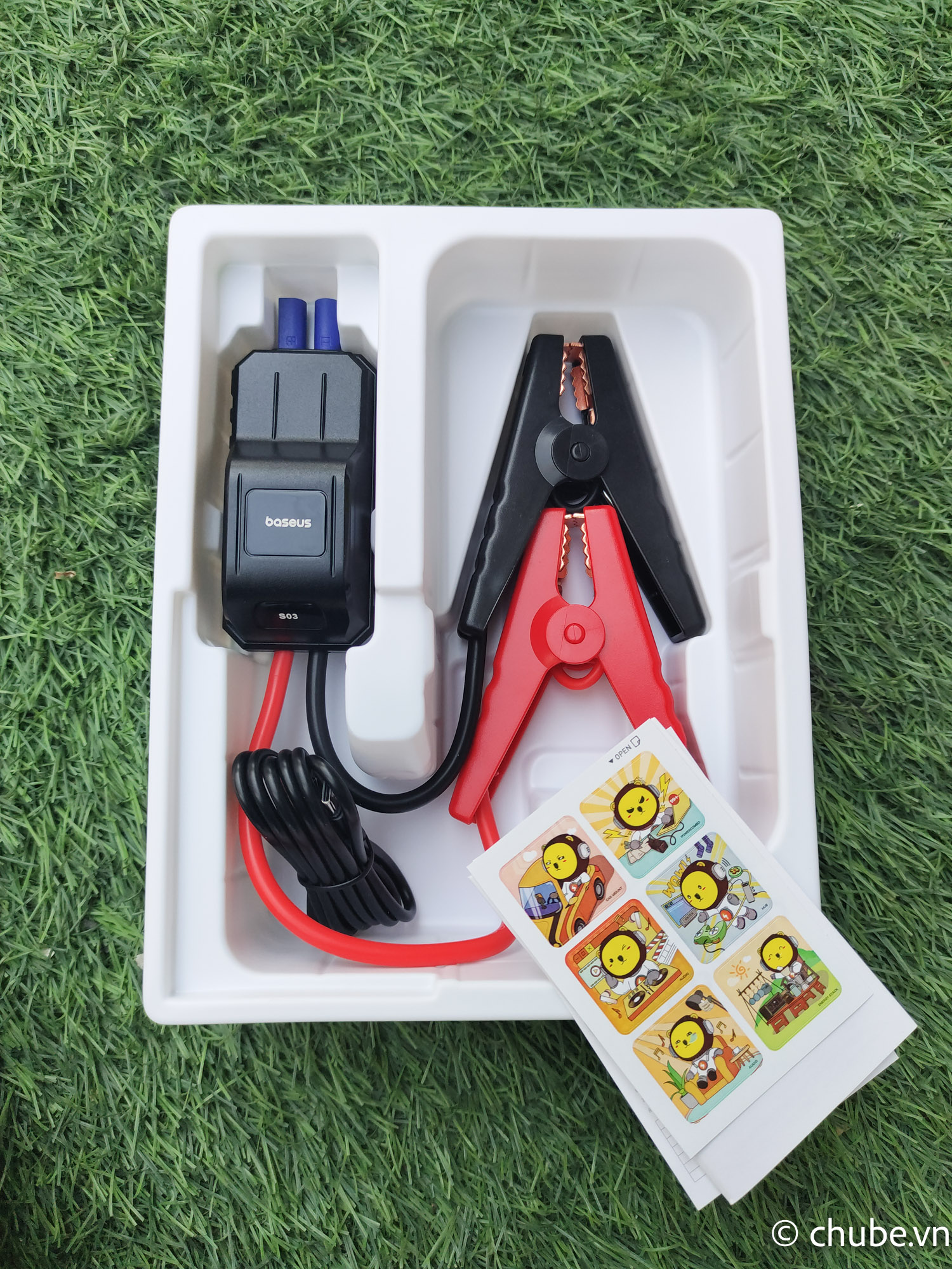 Trên tay bộ kích nổ ô tô Baseus Super Energy Air Car 1000A