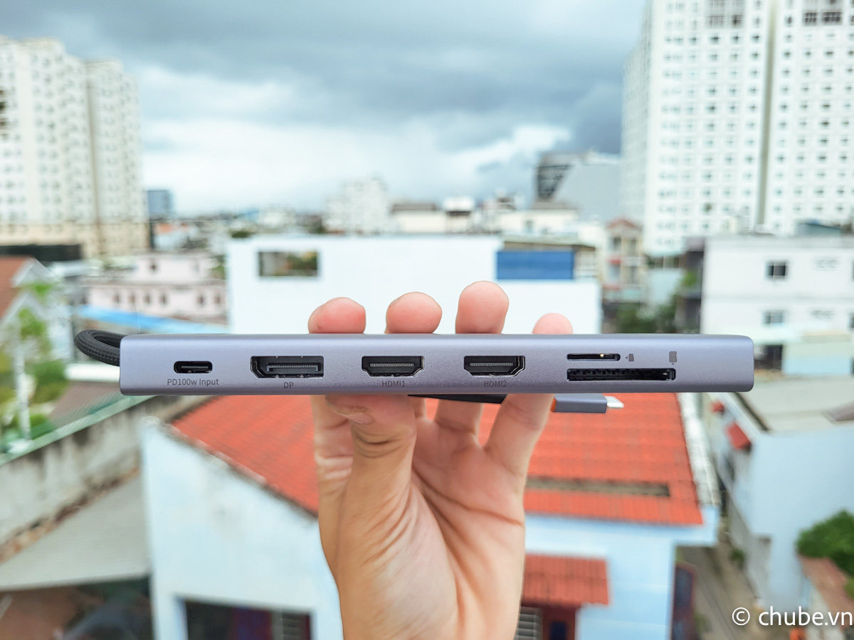 Hub Type-C Baseus PortalJoy kết nối đa dạng