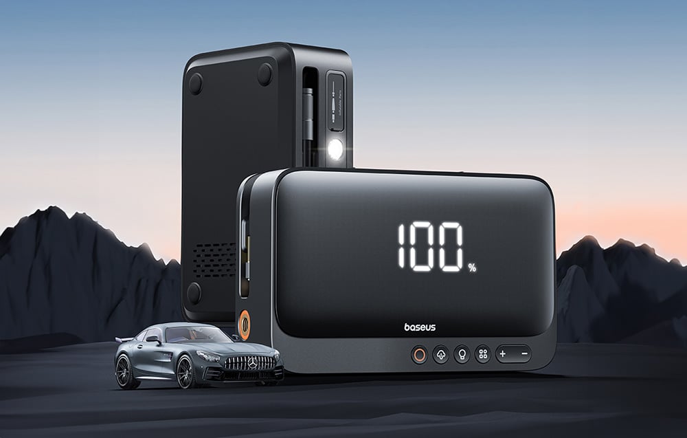 Bơm lốp ô tô Baseus Super Energy Series 4-in-1