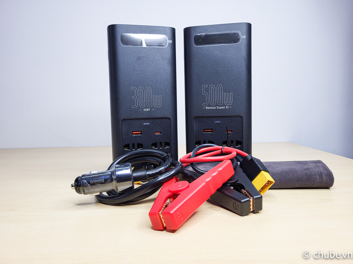 Baseus 500W Super Si Power Inverter with powerful output for high energy demand