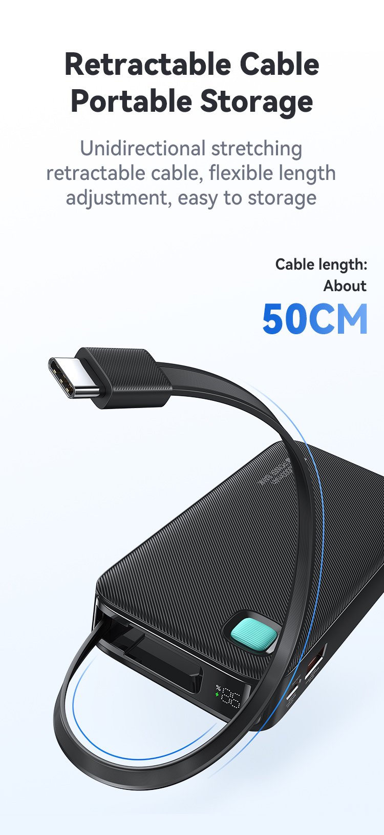 Pin sạc dự phòng USAMS CD224 20W sạc cho nhiều thiết bị