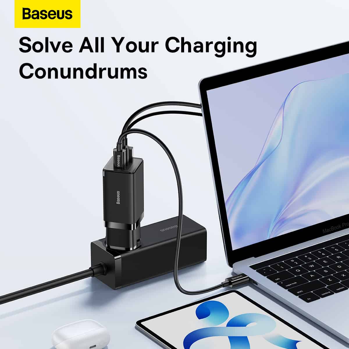 chube Phích cắm chuyển đổi Baseus Travel Plug dùng cho nhiều quốc gia