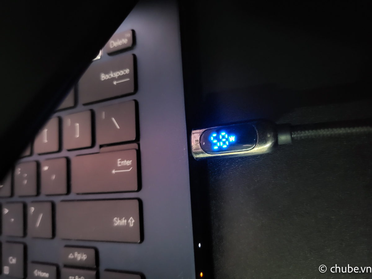 Cáp sạc Baseus Display với thiết kế chắc chắn và bền bỉ