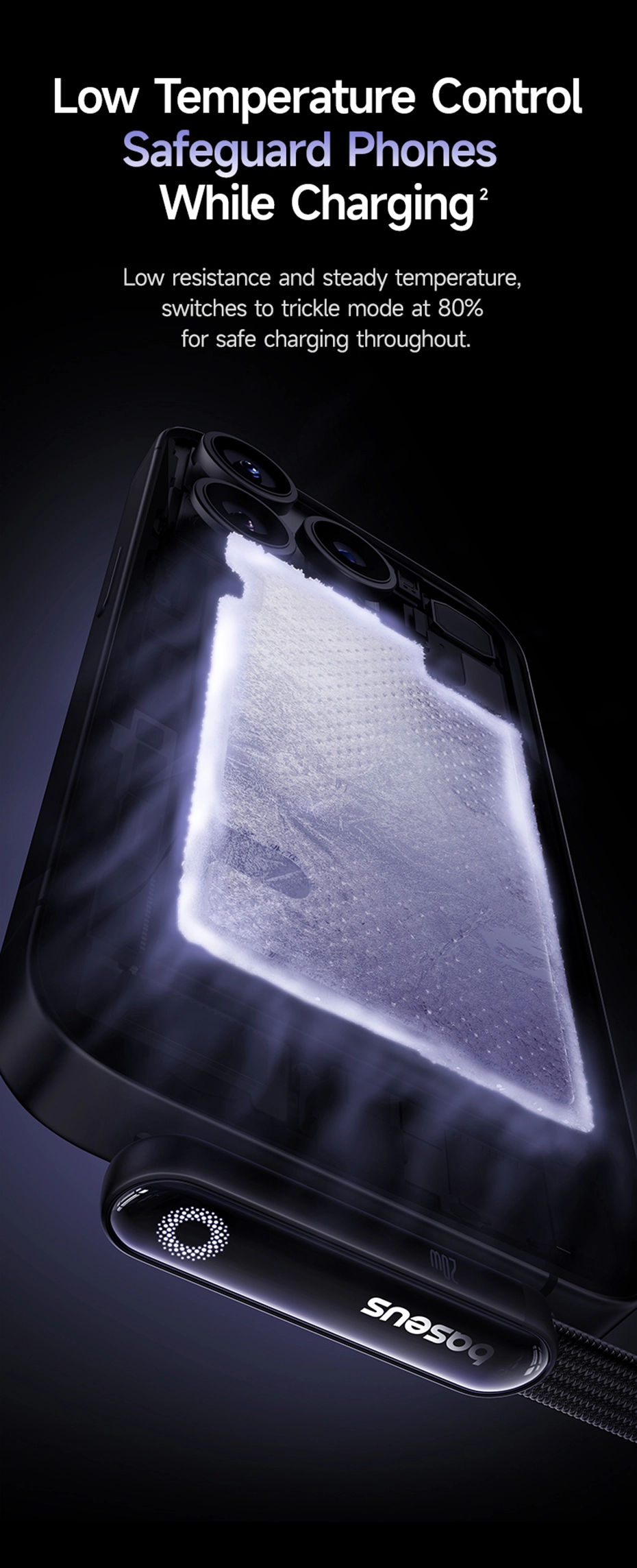 Cáp sạc Baseus MVP 3 20W - Sử dụng khi chơi game