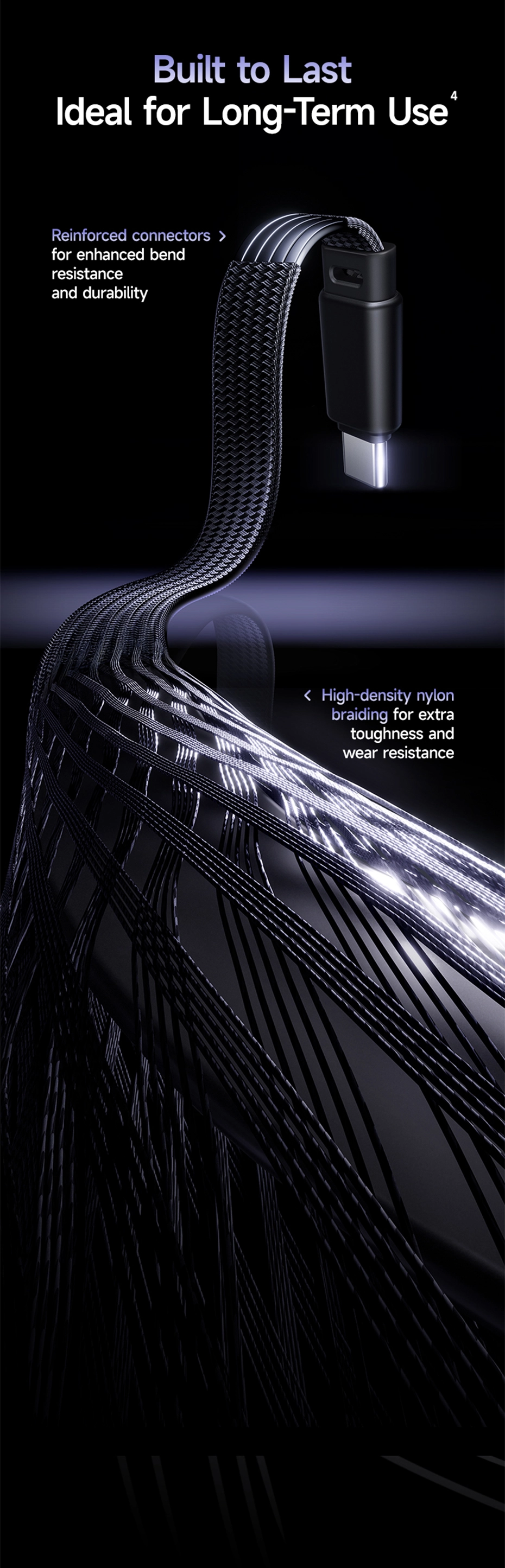 Cáp Baseus MVP 3 - Cuộn gọn gàng, dễ dàng mang theo