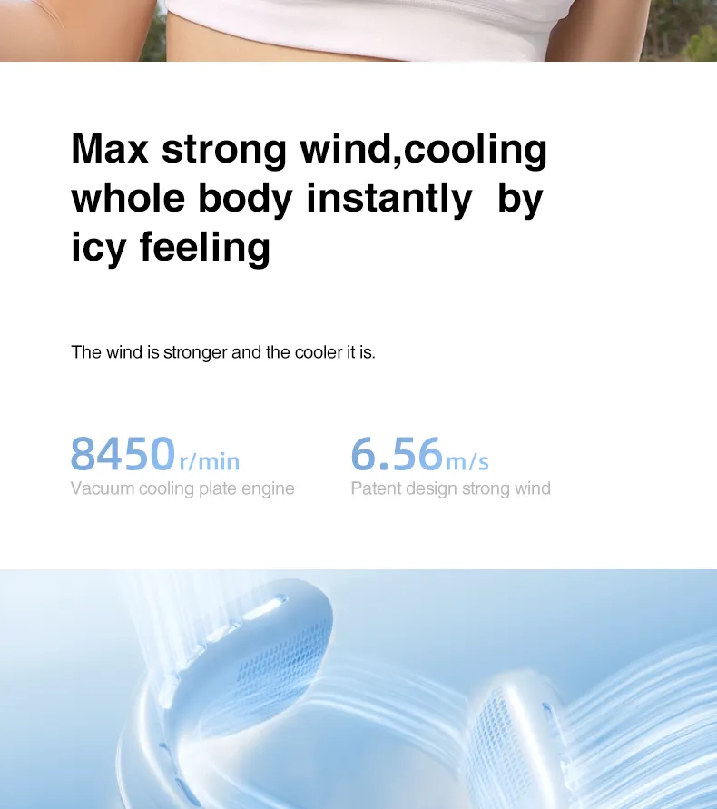 Quạt đeo cổ Rtako N03 lý tưởng cho các hoạt động ngoài trời như chạy bộ, đạp xe