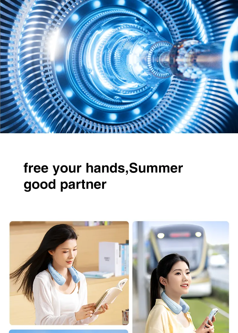 Quạt đeo cổ Rtako N03 - Nhẹ và thoải mái khi đeo