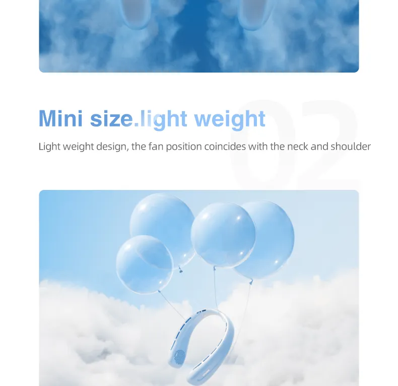 Kích thước thực tế của quạt đeo cổ Rtako N03 - So sánh với vật thể quen thuộc