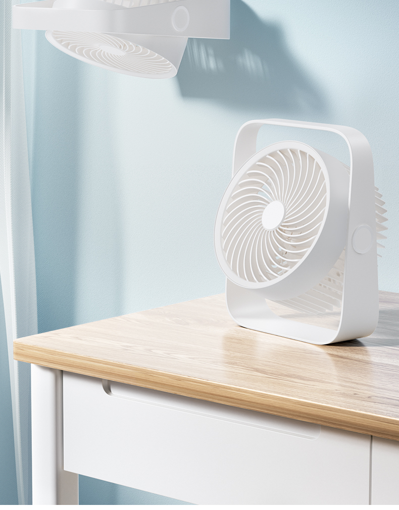 chube Quạt bàn Rtako D06 tuần hoàn xoay 360 độ