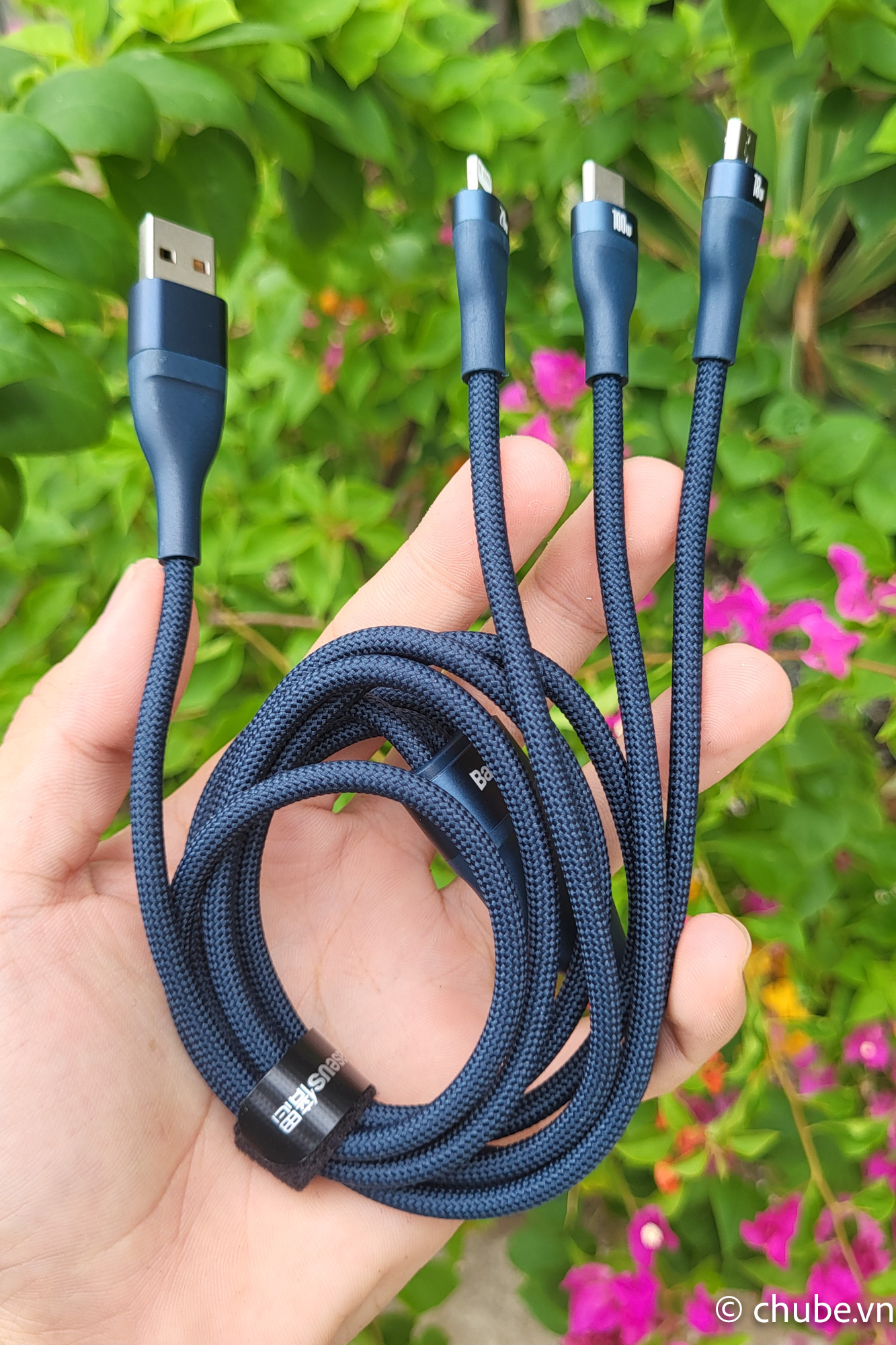 Dây sạc 6 trong 1 Baseus Flash Series II 100W Chube