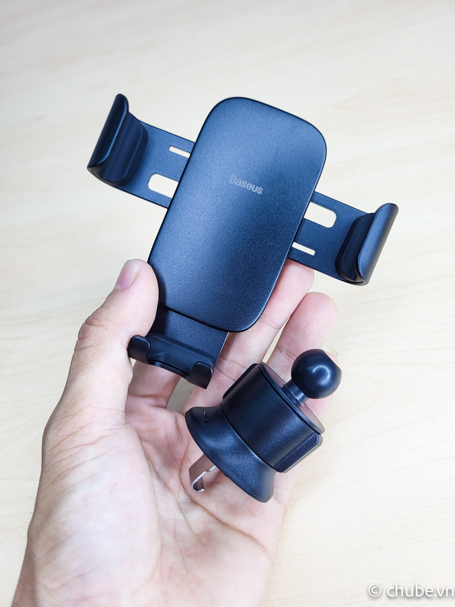Đế giữ điện thoại khóa tự động Baseus Metal Age Chube