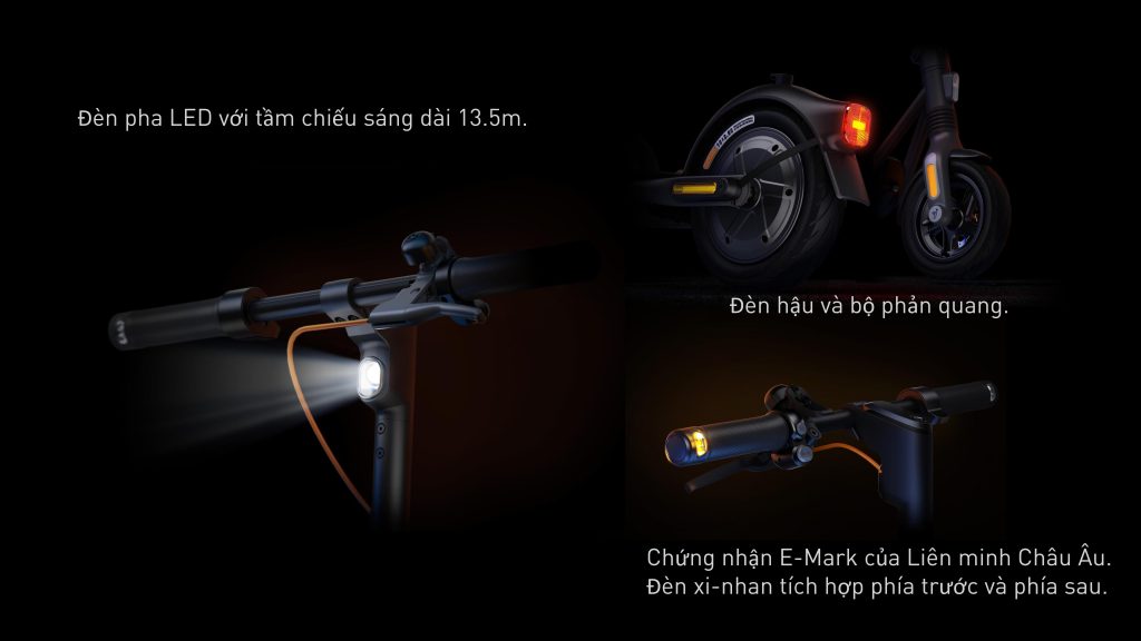 chube Xe điện mini Segway Ninebot Kickscooter F2
