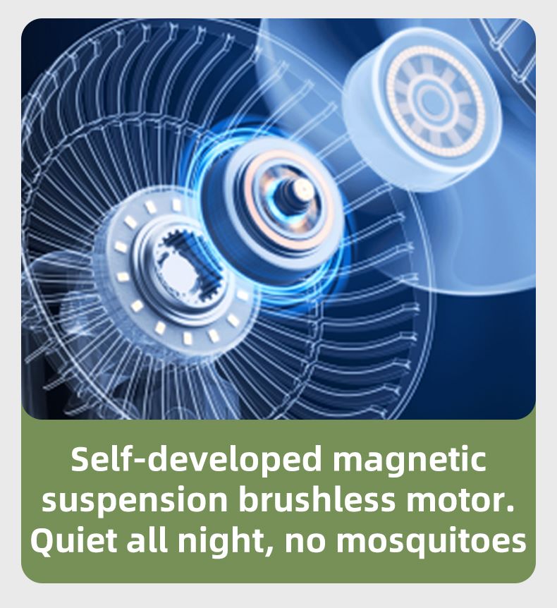 chube Quạt du lịch Rtako FS06 tích điện kèm sạc dự phòng