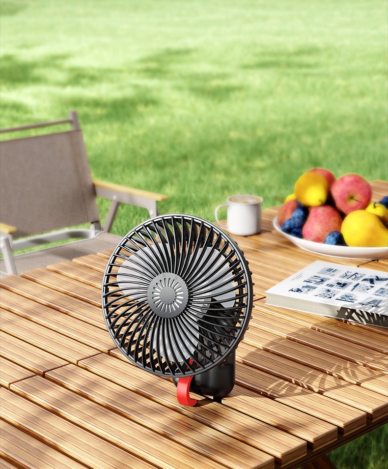 chube Quạt du lịch Rtako FS06 tích điện kèm sạc dự phòng