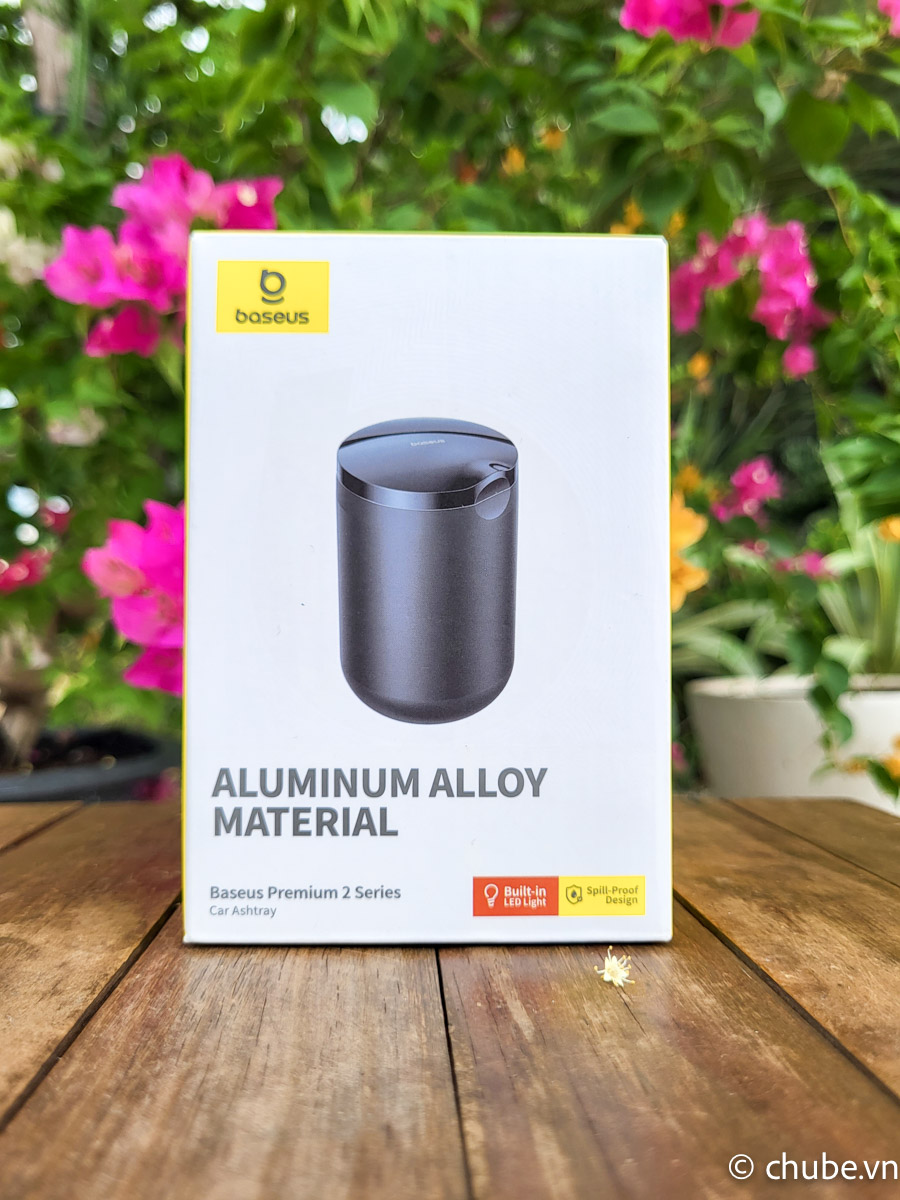Gạt tàn thuốc mini Baseus Premium 2 Series cao cấp cho ô tô