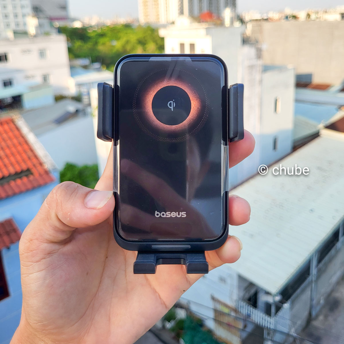 Đế giữ điện thoại Baseus Wisdom Pro 15W gắn trên ô tô