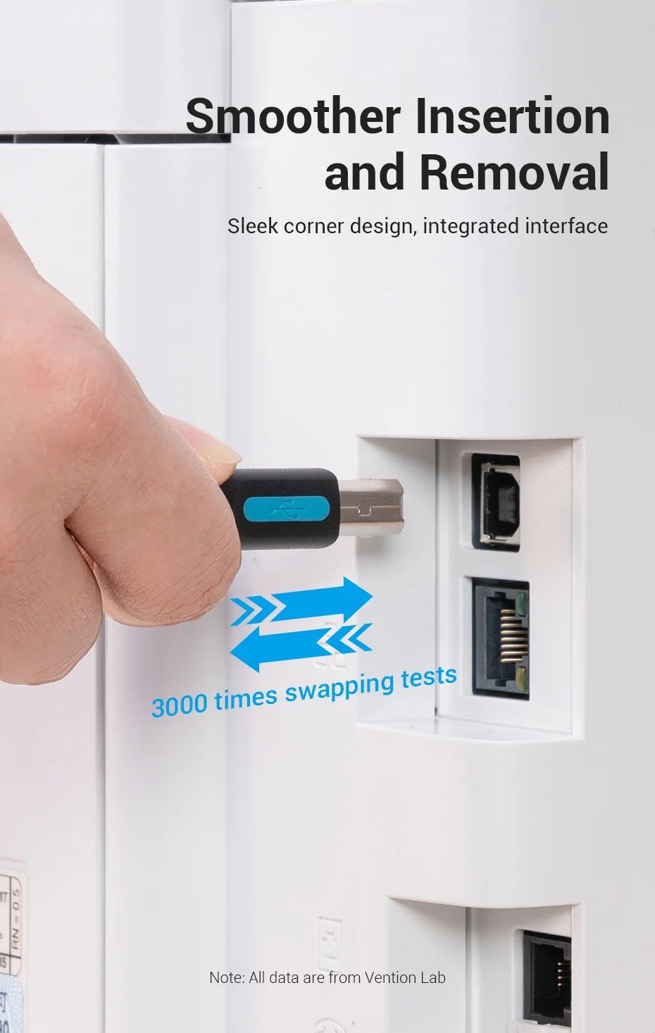 chube Cáp nối dài Type C dành cho máy in VENTION CQUBF tiện dụng