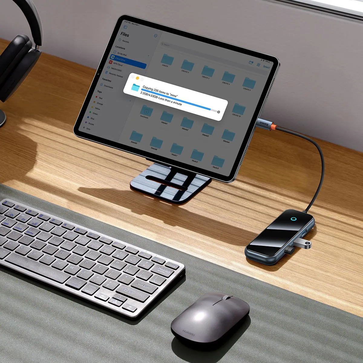 Hiệu suất Hub Baseus AcmeJoy 8 in 1