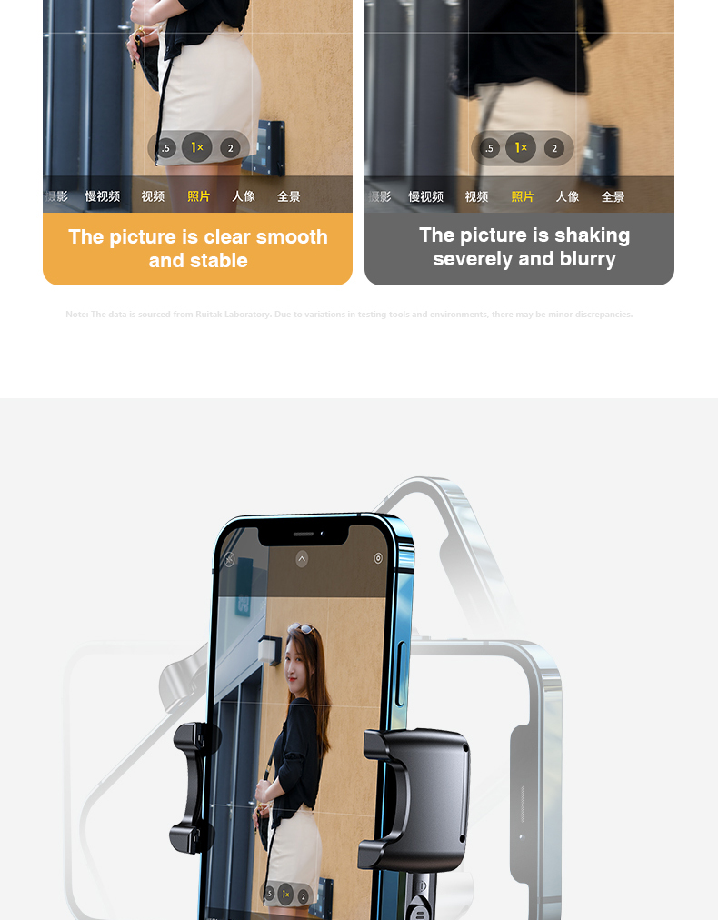 chube Tay cầm chống Rung Mini cho điện thoại Rtako L09