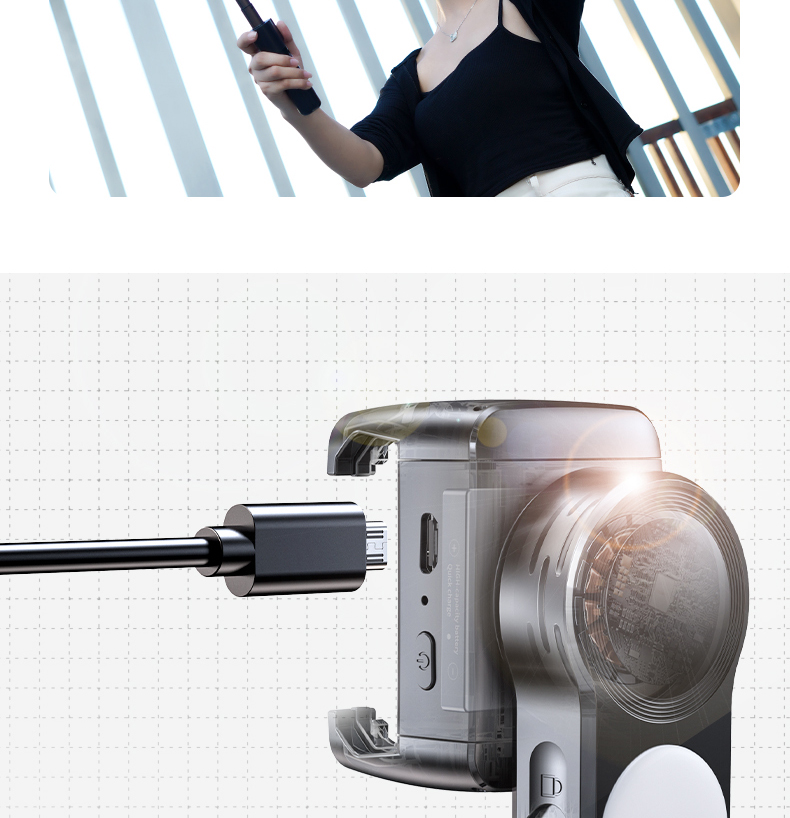 chube Tay cầm chống Rung Mini cho điện thoại Rtako L09