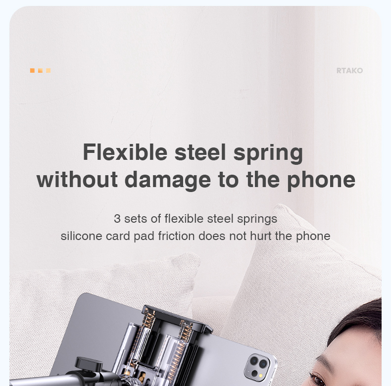 chube Giá đỡ tablet Rtako LD057 1.8m/xoay 360/khóa tự động