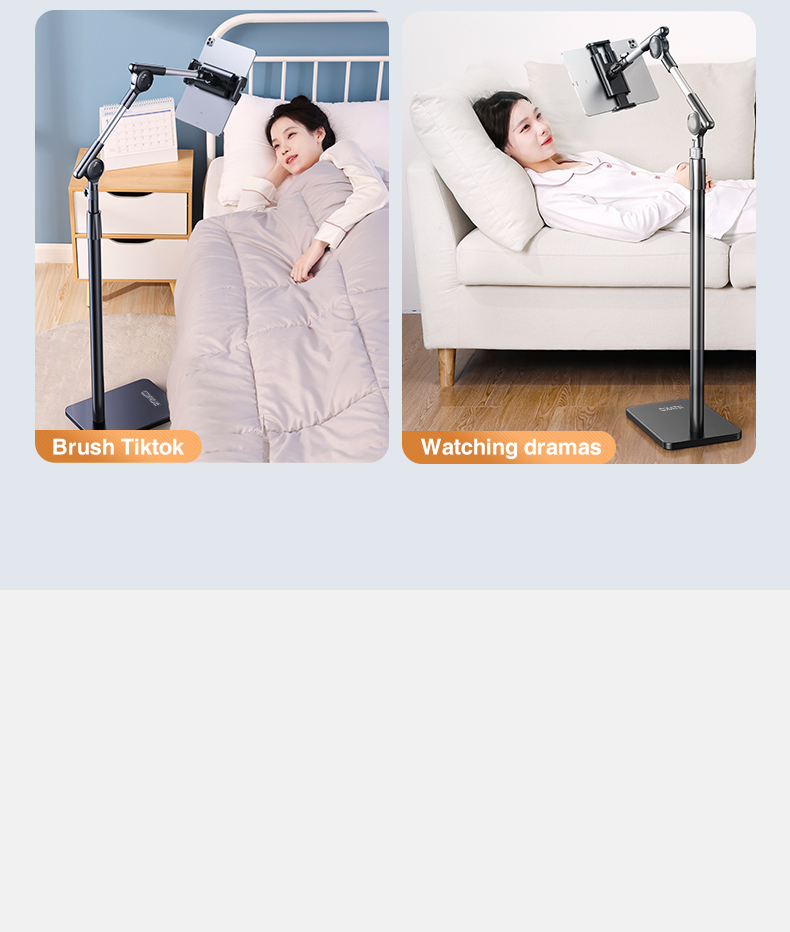 chube Giá đỡ tablet Rtako LD057 1.8m/xoay 360/khóa tự động