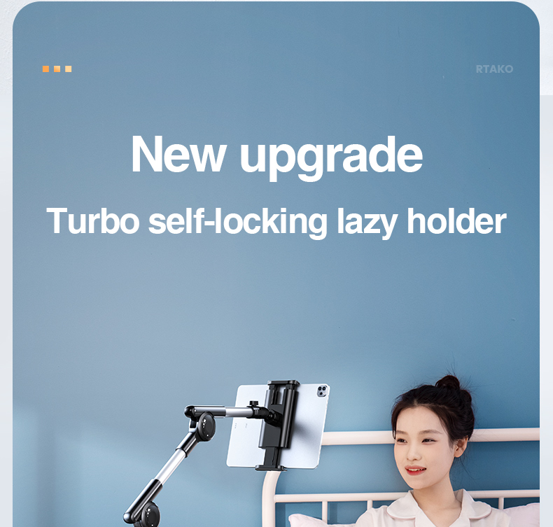 chube Giá đỡ tablet Rtako LD057 1.8m/xoay 360/khóa tự động