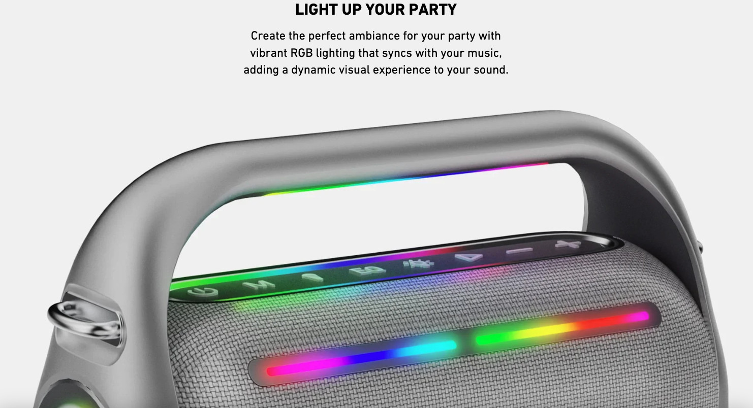 chube Loa Bluetooth Karaoke HiFuture MusicBox 200 100W, 12000mAh